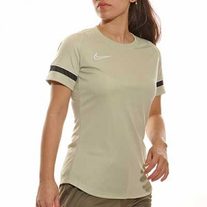 Camiseta Nike mujer Dri-Fit Academy 21 - Camiseta para mujer de entrenamiento Nike - verde claro