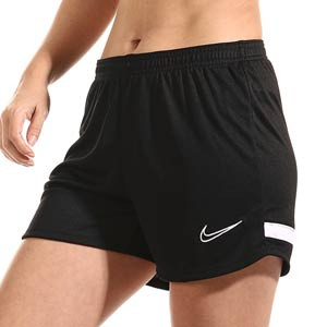 Short Nike Dri-Fit Academy 21 mujer - Pantalón corto de entrenamiento de fútbol para mujer Nike - negro - frontal