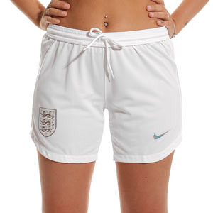 Short Nike Inglaterra mujer 2022 2023 Dri-Fit Stadium - Pantalón corto primera equipación de mujer de la selección inglesa para la Women's Euro 2022 - blanco