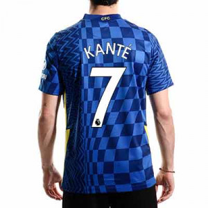 Camiseta Nike Chelsea Kanté 2021 2022 Dri-Fit Stadium - Camiseta primera equipación Kanté del Chelsea FC 2021 2022 - azul