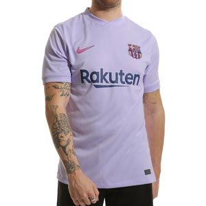 Camiseta Nike 2a Barcelona 2021 2022 Dri-Fit Stadium - Camiseta segunda equipación Nike del FC Barcelona 2021 2022 - lila