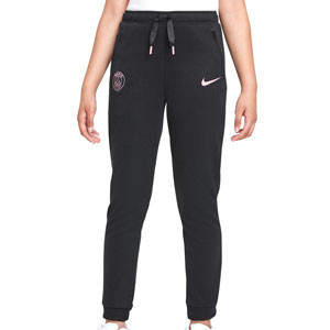 Pantalón Nike PSG niño Travel Fleece - Pantalón largo infantil de paseo Nike del París Saint-Germain - negro