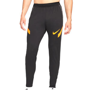 Pantalón Nike Dri-Fit Strike 21 - Pantalón largo de entrenamiento de fútbol Nike - negro, naranja