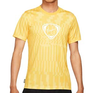 Camiseta Nike Dry Academy Joga Bonito - Camiseta de manga corta de poliéster Nike de la colección Joga Bonito - dorada - frontal