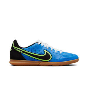 Nike Tiempo Legend 9 Club IC - Zapatillas de fútbol sala Nike con suela lisa IC - azules celeste
