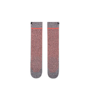 Calcetines Nike Sneaker - Calcetines media caña de paseo Nike - grises, naranjas