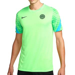 Camiseta Nike Inter entrenamiento Dri-Fit Strike UCL - Camiseta manga corta de entrenamiento Champions League Inter de Milán 2021 2022 - verde