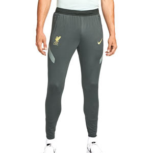 Pantalón Nike Liverpool entrenamiento Dri-Fit Strike UCL - Pantalón largo de entrenamiento Nike del Liverpool de la Champions League 2021 2022 - gris oscuro