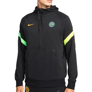 Sudadera Nike Inter Travel Fleece Hoodie - Sudadera con capucha Nike del Inter de la Champions League 2021 2022 - negra