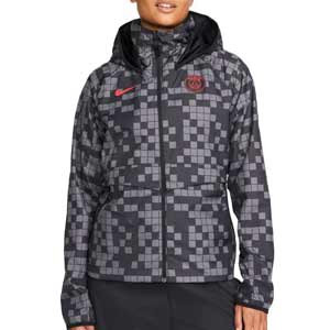 Cortavientos Nike PSG mujer All Weather Fan UCL