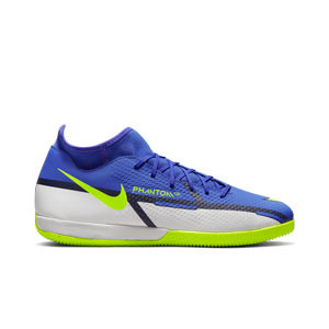 Nike Phantom GT2 Academy DF IC - Zapatillas de fútbol sala con tobillera Nike suela lisa IC - azules, grises