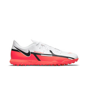 Nike Phantom GT2 Club TF - Zapatillas de fútbol multitaco Nike suela turf - blancas, rojas