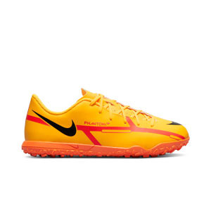Nike Jr Phantom GT2 Club TF - Zapatillas de fútbol multitaco infantiles Nike TF suela turf - naranjas