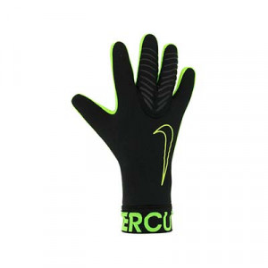 Nike GK Mercurial Touch Victory - Guantes de portero profesionales Nike corte negativo - negros, amarillos flúor