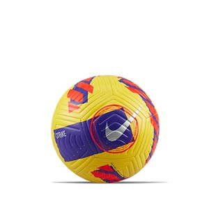 Balón Nike Strike talla 3 - Balón de fútbol Nike de entrenamiento talla 3 - amarillo, lila