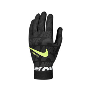Guantes Nike Academy Hyperwarm - Guantes térmicos de fútbol para jugador Nike - negros