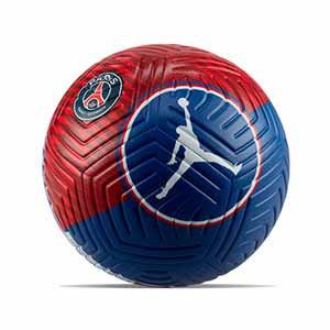 Balón Nike PSG x Jordan Strike talla 5 - Balón de fútbol Nike del París Saint-Germain de talla 5 - azul, rojo