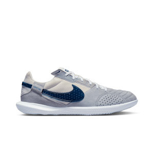Nike Street Gato - Zapatillas de fútbol sala callejero de piel Nike - grises, azul marino