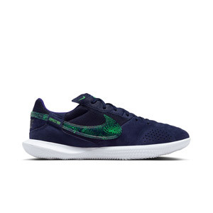 Nike Street Gato - Zapatillas de fútbol sala callejero de piel Nike - azul marino