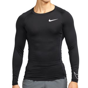 Camiseta Nike Pro Dri-Fit - Camiseta interior compresiva de manga larga Nike - negra