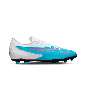 Nike Phantom GX Club FG/MG - Botas de fútbol Nike FG/AG para césped artificial - azules celeste, blancas