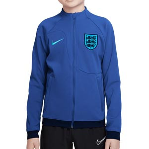 Chaqueta Nike Inglaterra niño Academy Pro himno - Chaqueta de chándal infantil Nike de Inglaterra - azul 