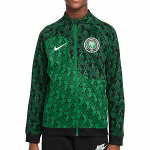 Chaqueta Nike Nigeria niño Academy Pro himno - Chaqueta de chándal infantil Nike de Nigeria - verde