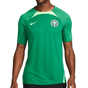 Camiseta Nike Nigeria entreno Dri-Fit Strike - Camiseta de entrenamiento Nike de la selección de Nigeria - verde