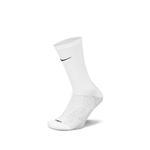 Calcetines Nike Grip Vapor Strike Crew - Calcetines antideslizantes de media caña para entrenamiento Nike - blancos