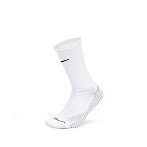 Calcetines media caña Nike Strike Crew - Par de calcetines de media caña Nike de entrenamiento de fútbol - blancos
