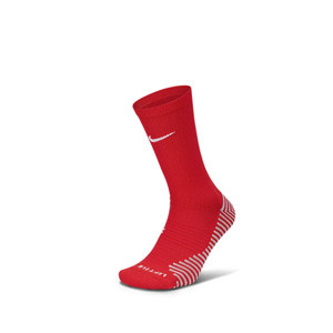 Calcetines media caña Nike Strike Crew - Par de calcetines de media caña Nike de entrenamiento de fútbol - rojos