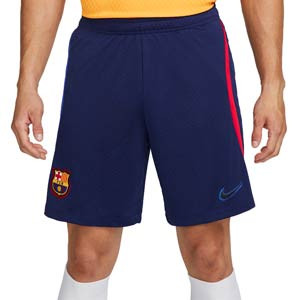 Short Nike Barcelona entrenamiento Dri-Fit Strike - Pantalón corto de entrenamiento Nike del FC Barcelona - azul marino