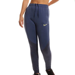 Pantalón Nike mujer Dri-Fit Strike - Pantalón largo de entrenamiento de fútbol para mujer Nike - azul marino
