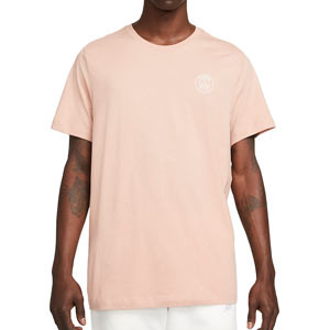 Camiseta Nike PSG Voice - Camiseta de algodón Nike del Paris Saint-Germain - rosa pastel