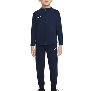 Chándal Nike niño Dri-Fit Academy Pro - Chandal infantil de entrenamiento de fútbol Nike - azul marino