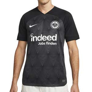 Camiseta Nike 2a Eintracht Frankfurt 2022 2023 Stadium - Camiseta de la segunda equipación Nike del Eintrach Frankfurt 2022 2023 - negra