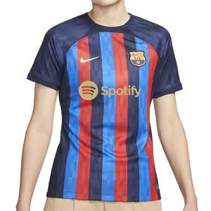 Camiseta Nike Barcelona mujer 2022 2023 Dri-Fit Stadium - Camiseta para mujer de la primera equipación Nike del FC Bracelona 2022 2023 - azulgrana