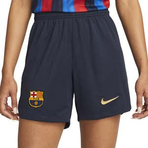 Shorts Nike Barcelona mujer 2022 2023 Dri-Fit Stadium - Pantalón corto para muejer de la primera equipación Nike del FC Barcelona - dorado