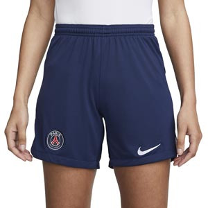 Short Nike PSG mujer 2022 2023 Dri-Fit Stadium - Pantalón corto primera equipación mujer Nike del Paris Saint-Germain 2022 2023 - azul marino