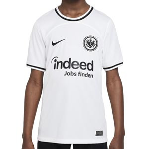 Camiseta Nike Eintracht Frankfurt niño 2022 2023 Stadium - Camiseta primera equipación infantil Nike Eintracht de Frankfurt 2022 2023 - blanca
