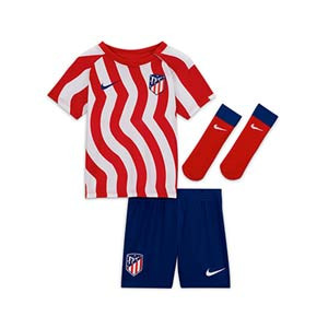 Equipación Nike Atlético bebé 3 - 36 meses 2022 2023 - Conjunto de bebé entre 3-36 meses - rojo, blanco