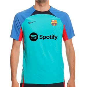 Camiseta Nike Barcelona entreno Dri-Fit ADV Strike Elite - Camiseta de entrenamiento Nike del FC Barcelona - verde turquesa