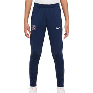 Pantalones Nike PSG niño entrenamiento Dri-Fit Strike - Pantalón largo de entreno Nike del Paris Saint-Germain - azul marino