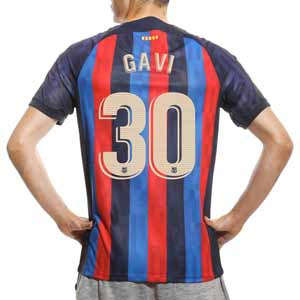 Camiseta Nike Barcelona Gavi 2022 2023 Dri-Fit Stadium