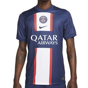 Camiseta Nike PSG 2022 2023 Dri-Fit Stadium - Camiseta primera equipación Nike del Paris Saint-Germain 2022 2023 - azul marino