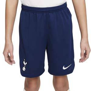 Short Nike Tottenham niño 2022 2023 Dri-Fit Stadium - Pantalón corto infantil de la primera equipación Nike del Tottenham Hotspur 2022 2023 - azul marino