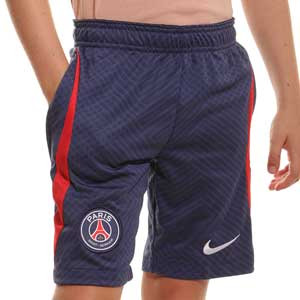 Shorts Nike PSG niño Dri-Fit Strike - Pantalón corto infantil de entrenamiento Nike del París Saint-Germain - azul marino