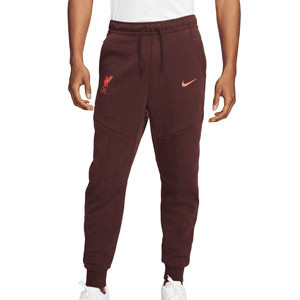Pantalón Nike Liverpool Sportswear Tech Fleece Jogger - Pantalón largo de entreno Nike del Liverpool - granate