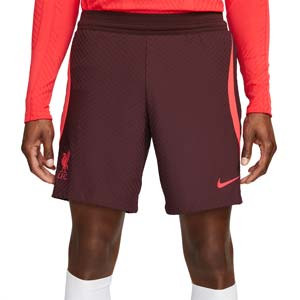 Shorts Nike Liverpool entrenamiento Dri-Fit ADV Strike Elite - Pantalón corto de entrenamiento Nike del Liverpool FC - granate