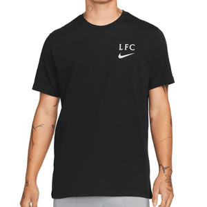 Camiseta de algodón Nike Liverpool Ignite - Camiseta de algodón Nike Liverpool Ignite - negra